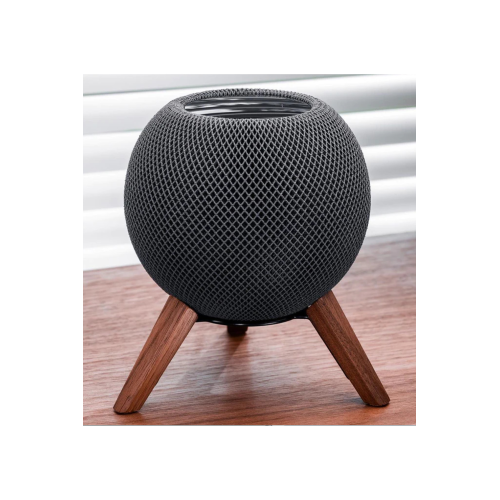 Homepod Mini Hoparlör Standı - Premium Ahşap Ve Metal Kombinasyonu