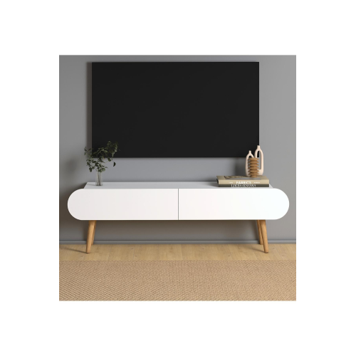 Lotus Tv Sehpası 120 Cm Beyaz