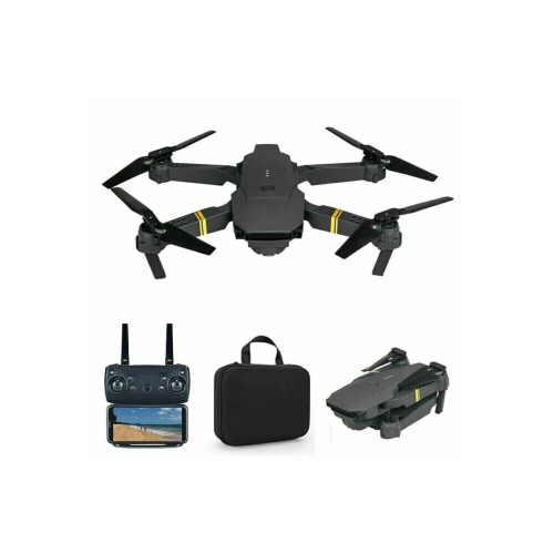 Yeni E58 Hd 720p Çift Kameralı Wı-fı Katlanabilir Drone Taşıma Çantalı 1 Bataryalı