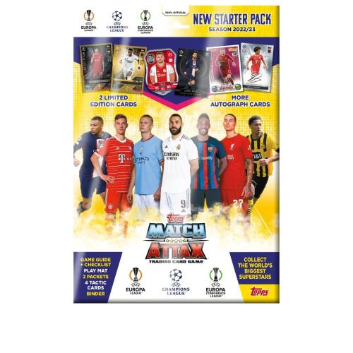 Uefa 22/23 Sezonu Match Attax Başlangıç Paketi