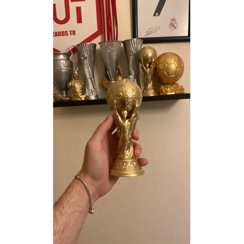 20 cm Gold Kaplama Dünya Kupası