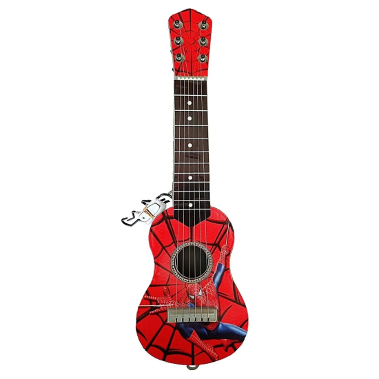 Oyuncak 6 Telli Örümcek Adam Gitar 50 Cm. Spider Man