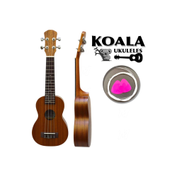 Delux Soprano Ukulele Seti Koala Kılıf+Pena+Takım Tel Hediye KA5215MS