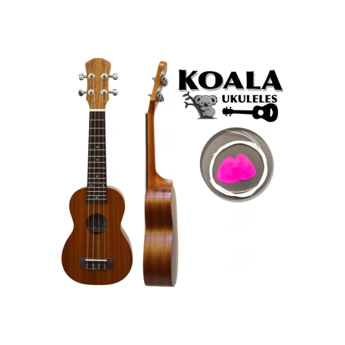 Delux Soprano Ukulele Seti Koala Kılıf+Pena+Takım Tel Hediye KA5215MS