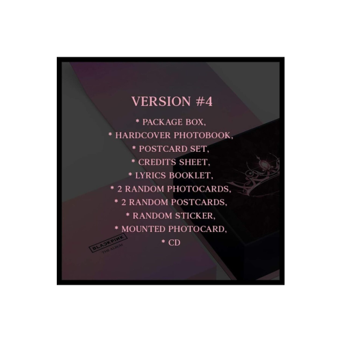 Blackpınk 1st Full Album [the Album] 4.versiyon