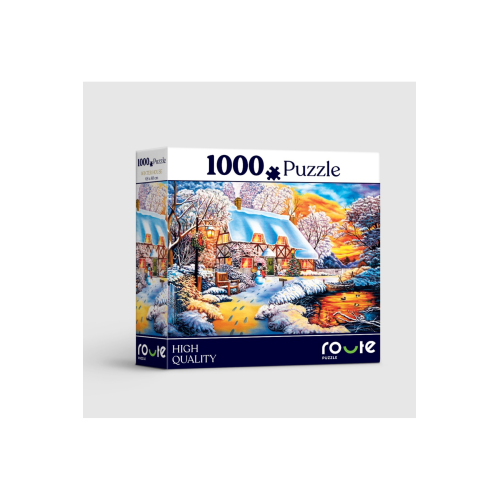 Puzzle 1000 Parça 68x48 Cm -Kış Evi