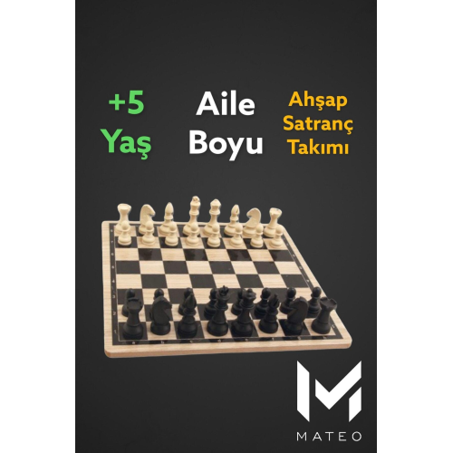 Ahşap Satranç Takımı