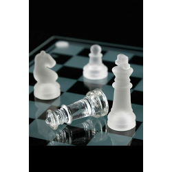 Cam Satranç Takımı Full Cam Satranç Glass Chess 20*20