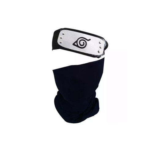 Anime Naruto - Kakashi Hatake Cosplay Unisex Maske Saç Bandı Takımı