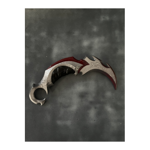 Yağmacı Karambit Kırmızı Plastik