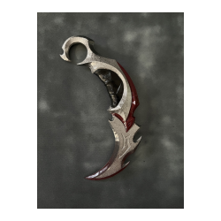 Yağmacı Karambit Kırmızı Plastik