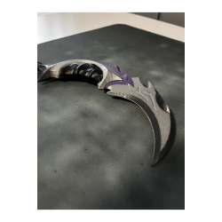 Yağmacı Karambit Mor Plastik