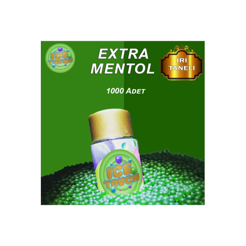 Mentol Topu Extra Aroma Extra Lezzet iri Taneli Mentol 1000 Adet