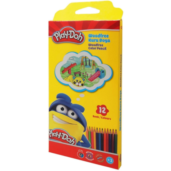 Play-doh Woodfree Kuruboya (altıgen) 12'li