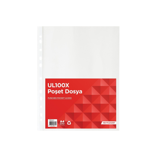 Ul100x A4 Poşet Dosya 100 Lü