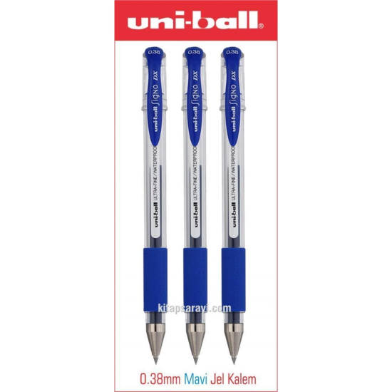 Uniball Signo Dx 0.38 Mm Mavi Jel Kalem