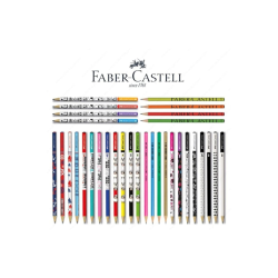 Kaliteli Karışık 12'li Kurşun Kalem Faber+adel+bic+fatih