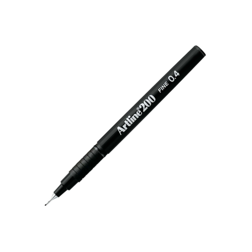 200 Fineliner 0.4mm Keçe Uçlu Kalem Siyah