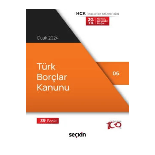 Türk Borçlar Kanunu 2024 - Seçkin Yayıncılık