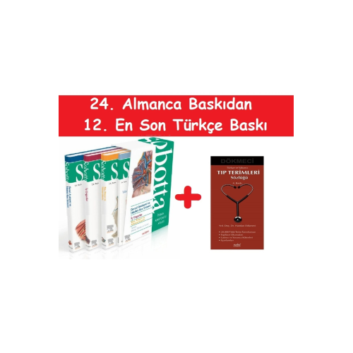 Sobotta, Insan Anatomisi Atlası (4 Cilt) (24. Almanca Baskıdan, 12. En Son Türkçe Baskı,)