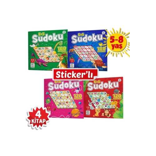 5-8 Yaş Stickerlı Sudoku Seti