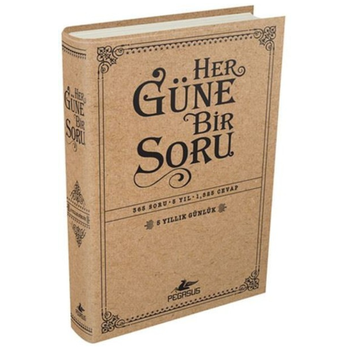 Her Güne Bir Soru: 5 Yıllık Günlük (Ciltli - Cep Boy) - Potter Style