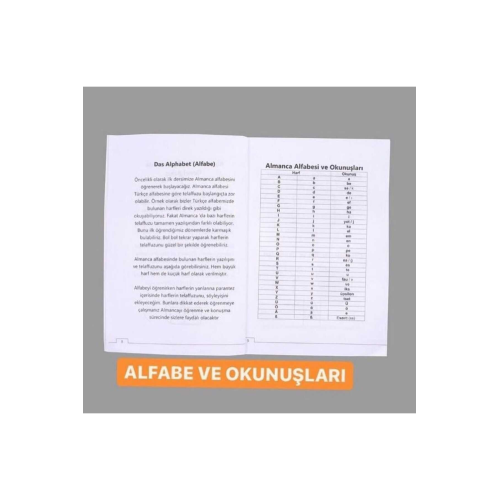 Başına Almanca Tüm Gramer Konuları, Günlük Diyaloglar, Kelime, Hikaye, Türkçe Okunuşları A1 - C2