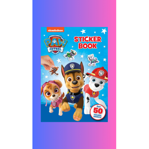 PAW PATROL - Sticker Book - Boyama ve Etiket kitabı