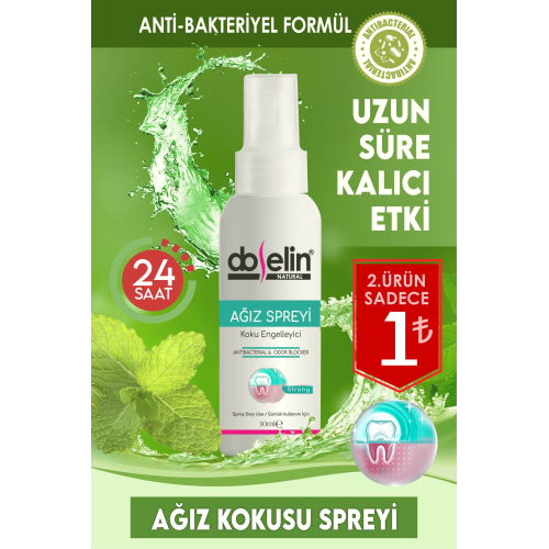 Ağız Kokusu Önleyici Sprey 30ml ( Alkolsüz )