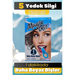 Diş Leke Silgisi 1 Aparatlı + 5 Yedek Süngerli Set 1 Paket