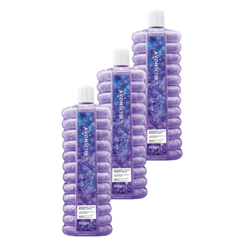 Senses Lavender Calm Lavanta Kokulu Banyo Köpüğü 1 Lt. Üçlü Set