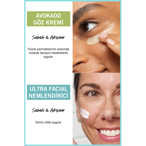 Ultra Facial Cream & Avokadolu Göz Kremi Favori Nem Ikilisi Seti