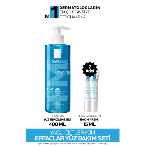 Yağlı ve Sivilceye Eğilim Gösteren Ciltler için Effaclar Yüz Bakım Seti