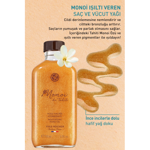 Monoi Işıltı Veren Saç Ve Vücut Yağı - 100 ml