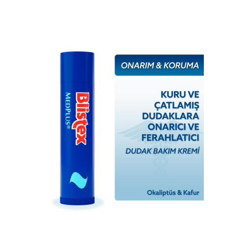 Kuruyan Ve Çatlayan Dudaklara Yoğun Bakım Gkf 15 Medplus Stick Spf15 4,25 G