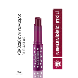 Shea Ve Kakao Yağı Içeren Renkli Dudak Nemlendiricisi (KARADUT) - Lip Balm - 002 - 8690604555376