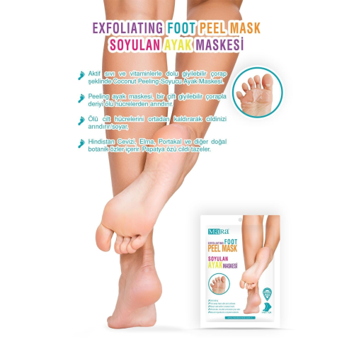 Exfoliating Foot Peel Mask Soyulan Ayak Maskesi