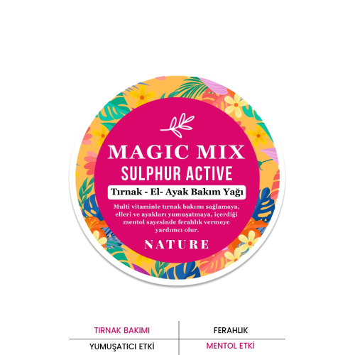 Magic Mix Active Sulphur Güçlendirici Ve Besleyici Tırnak Yağı 50 ml