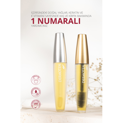 Kaş & Kirpik Bakım Serumu, Keratin, E Vitamini Ve Doğal Yağ Içerikli 20 ml