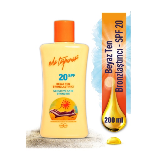 Beyaz Ten Bronzlaştırıcı Spf 20 Krem (losyon) - 200 Ml