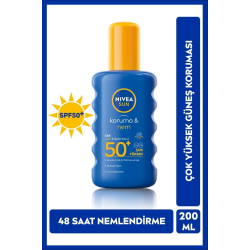 Güneş Koruyucu Ve Nemlendirici Spray Spf 50 200 ml