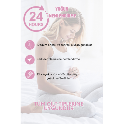 Çatlak Selülit Önleyici Yoğun Nemlendirici Vücut Kremi 100 ml