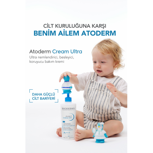 Atoderm Cream Ultra Normal ve Kuru Ciltler için Nemlendirici Yüz, Vücut Bakım Kremi 500 ml