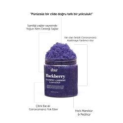 Yenileyici Ve Nemlendirici Doğal Vücut Peelingi / Sugar Scrub Blackberry 250 ml