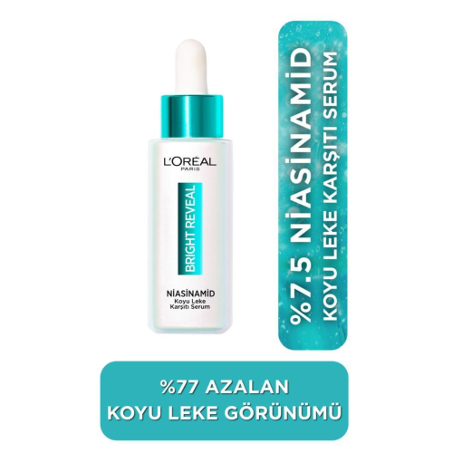 Bright Reveal Sivilce, Güneş,yaşlanma Lekelerinde Etkili Koyu Leke Karşıtı Serum 7.5%niasinamid 30ml