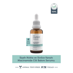 Siyah Nokta Ve Sivilce Karşıtı Niacinamide Cilt Bakım Serumu 30 Ml (niacinamide 5% & Zinc Pca 1%)