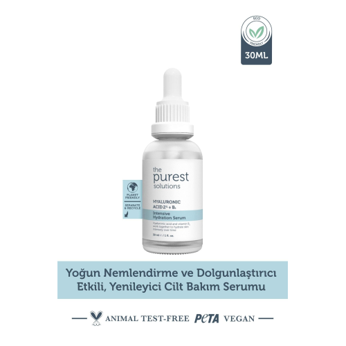 Yoğun Nemlendirme ve Dolgunlaştırıcı Etkili Yenileyici Cilt Bakım Serumu (Hyaluronic Acid %2 + B5)