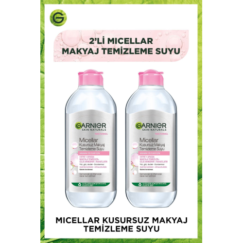 2'li Micellar Kusursuz Makyaj Temizleme Suyu 400 Ml