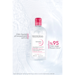 Sensibio H2O Micellar Makyaj Temizleme Suyu 2'li Set Hassas Ciltler 500 ml