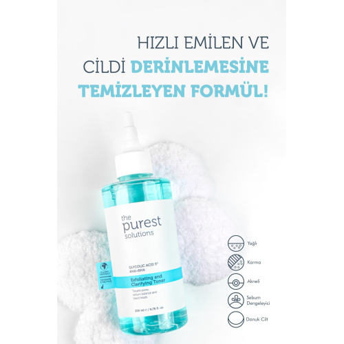 Canlandırıcı Ve Gözenek Sıkılaştırıcı Tüm Ciltler Için Glikolik Asit Tonik 200 Ml